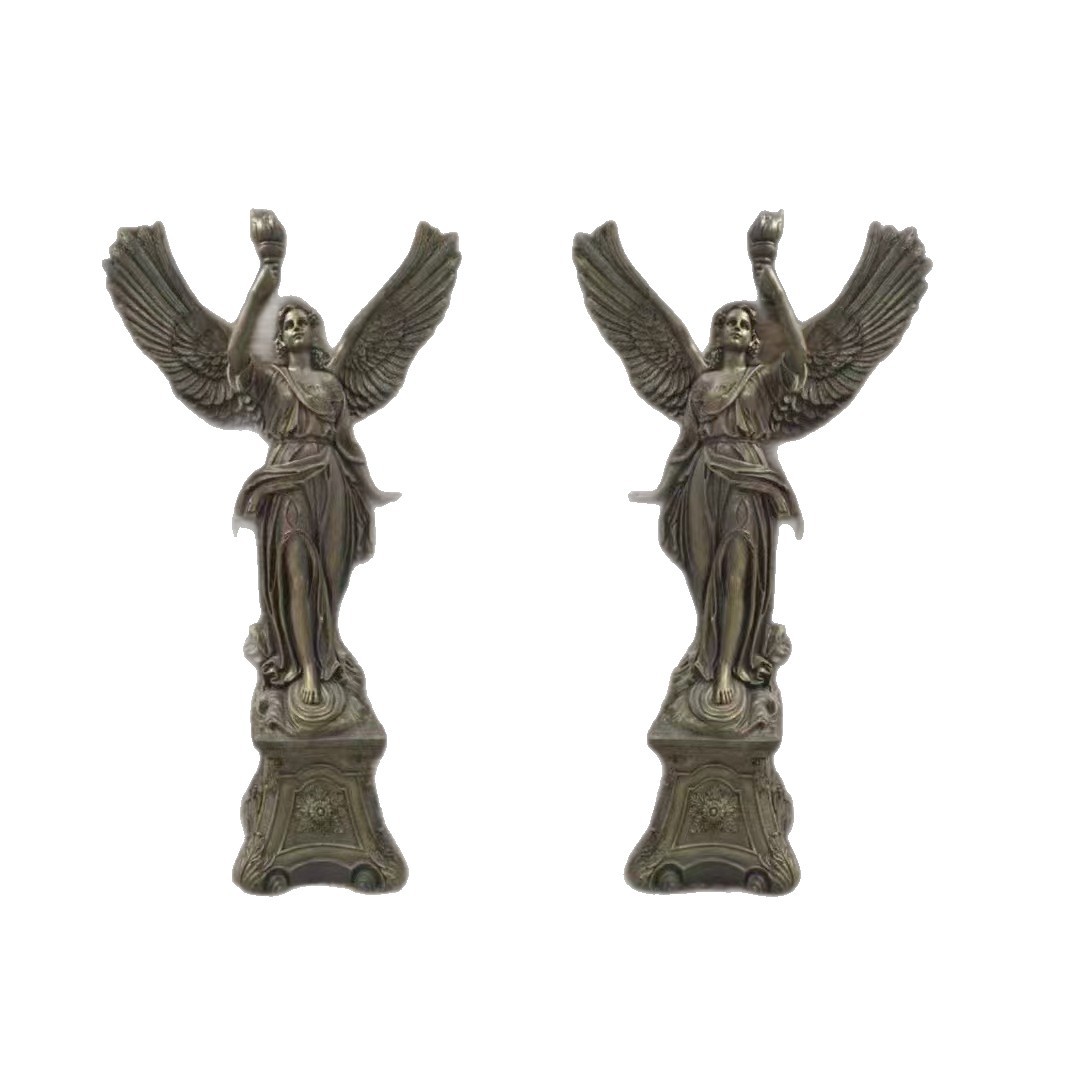 Sandstone Beauty Character Sculpture Hotel Door Display Fiberglass Carving Imitation Stone Artificial Stone Statue