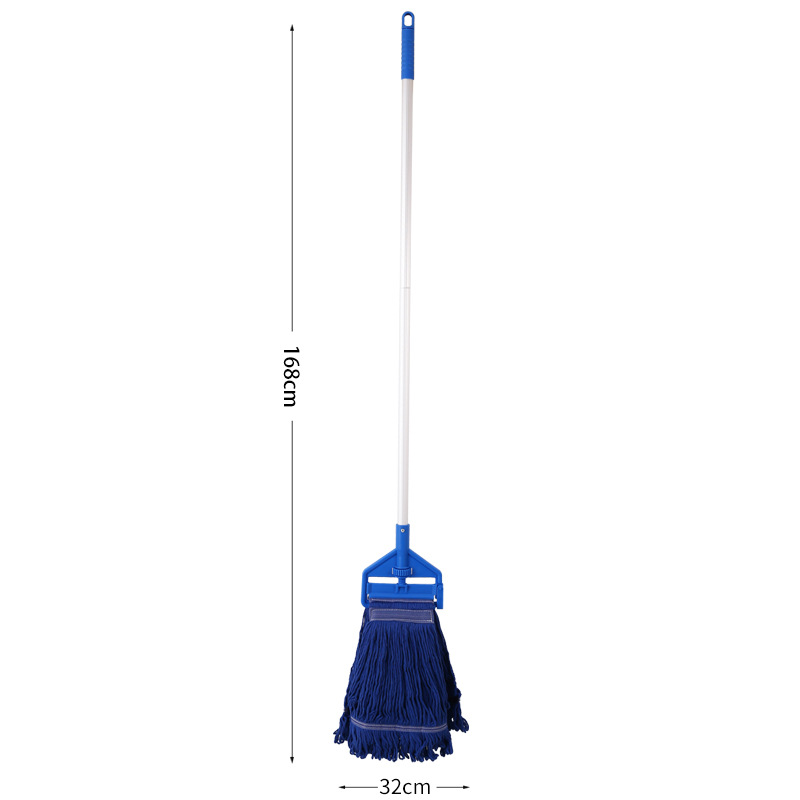 Aluminum Alloy Rod Removable Cleaning Hospital Hotel Cleaning Cotton Mop Property Cleaning Tiger Clip Mop Wholesale