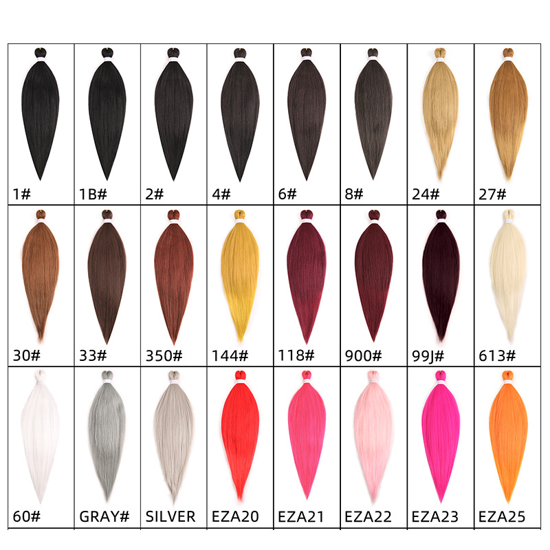 Ez Pre-Stretched Ez Braid импортированный шелк предварительно растянутый большой косы легкая коса