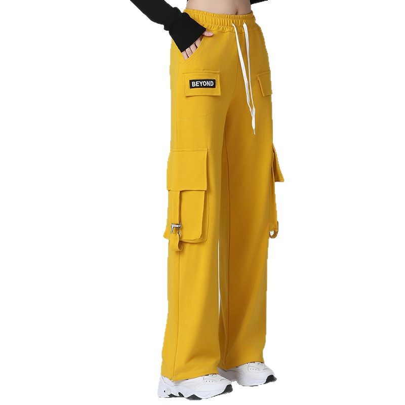 Square dance new suit overalls women's summer thin middle-aged team fitness sports pants shuffle dance dance