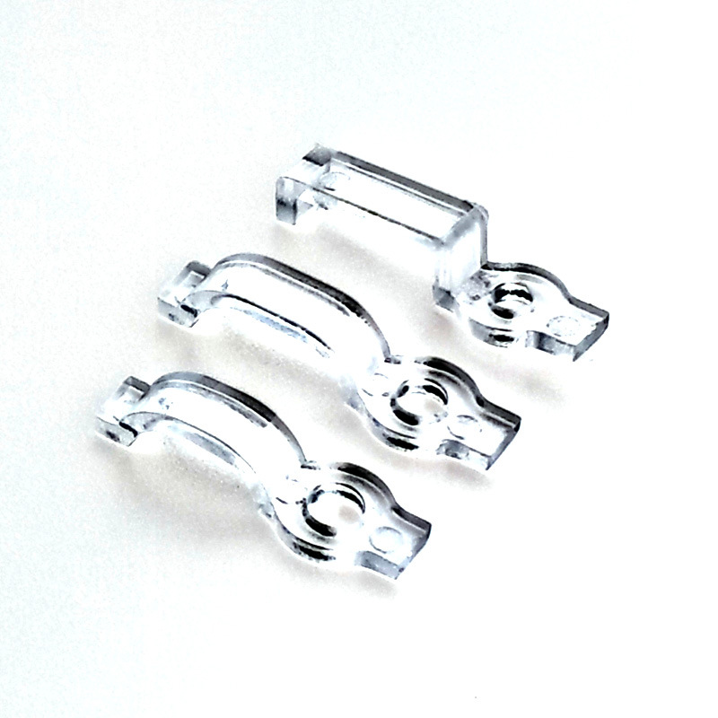 LED light strip fixing card 5050/2835 epoxy light strip single hole card code 8/10mm wide quick installation buckle