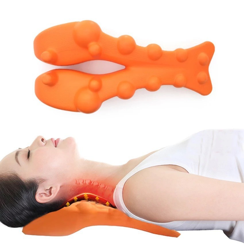 Cervical Spine Pillow, Lumbar Spine Cushion, Special Pillow for Cervical Spine, Waist Massage Pillow, Back Massager, Acupressure Massage Pillow