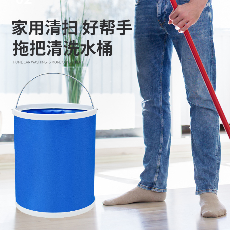 Multifunctional Foldableing Bucket, Shrinkable Bucket, Car-Mounted Convenient Car Wash-Specific Outdoor Foldableable Bucket, Fishing Bucket