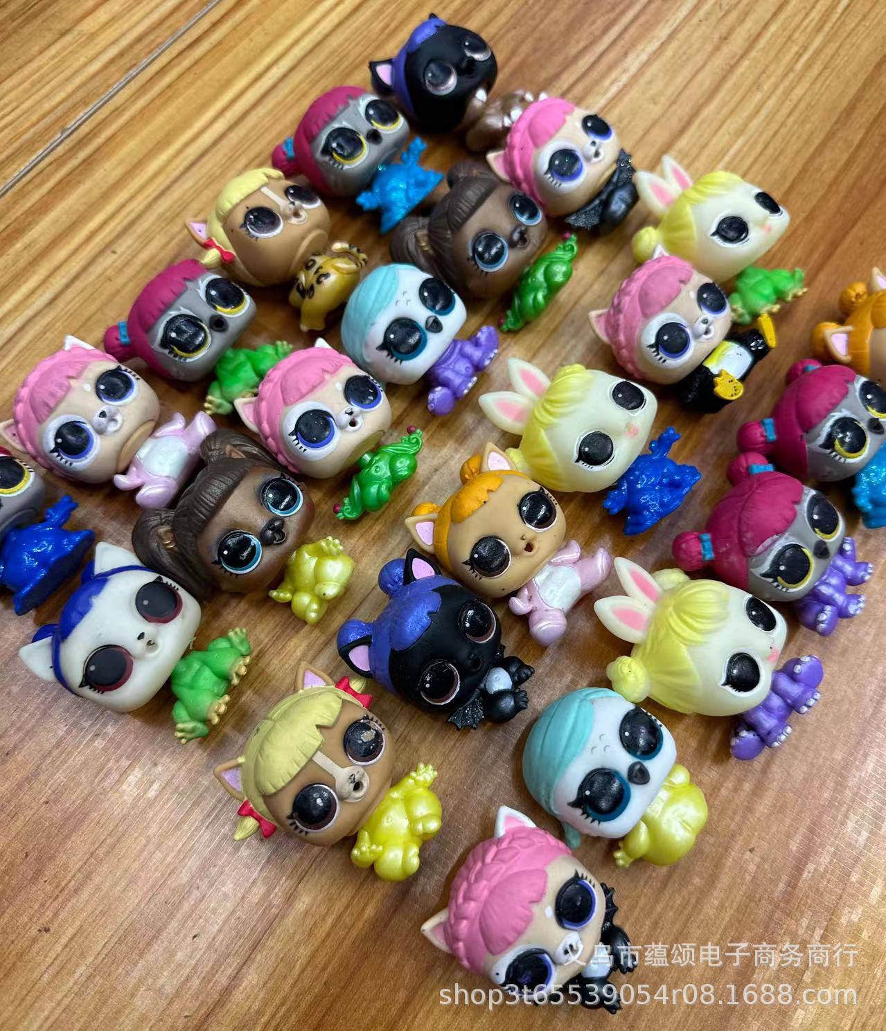 Foreign trade bulk goods large Q pet animal baby doll hand-made decoration twisted egg doll toy wholesale cross-border e-commerce