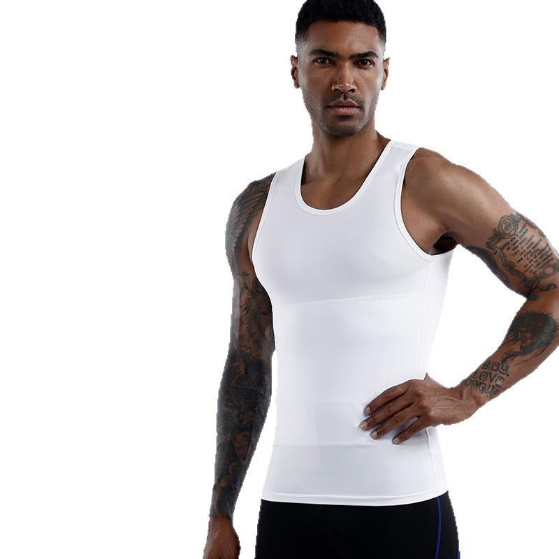 Fat Hiding Handy Gadget 3.0 Men's Invisible Belly Controlling Vest Beer Belly Big Belly Nemesis Waist Shaping Garment