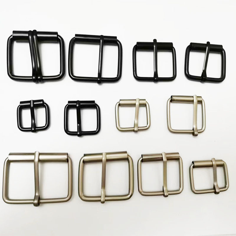 Spot supply luggage hardware accessories barrel plated wire pin through buckle tube buckle roller pin buckle iron buckle belt buckle