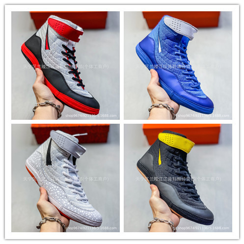 Боксерские ботинки Putian Fitness Inflict 4, износостойкие и нескользящие, для мужчин и женщин, для тренировок и борьбы