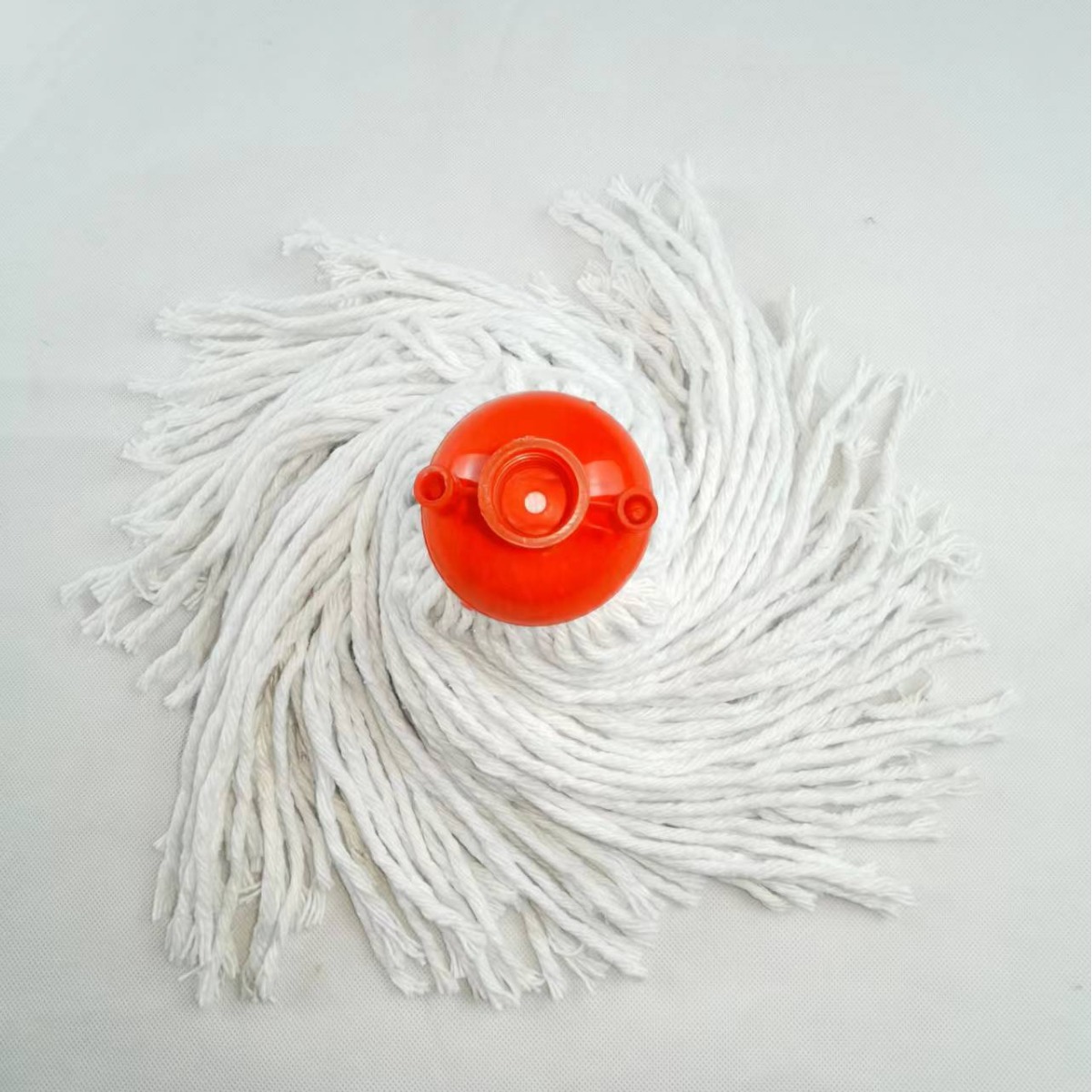 Supply of Round-Head Iron Floor Rotating Mop Hotel Cleaning Household Lightweight Water-Twisting Replaceable Cotton Mop Cloth Head