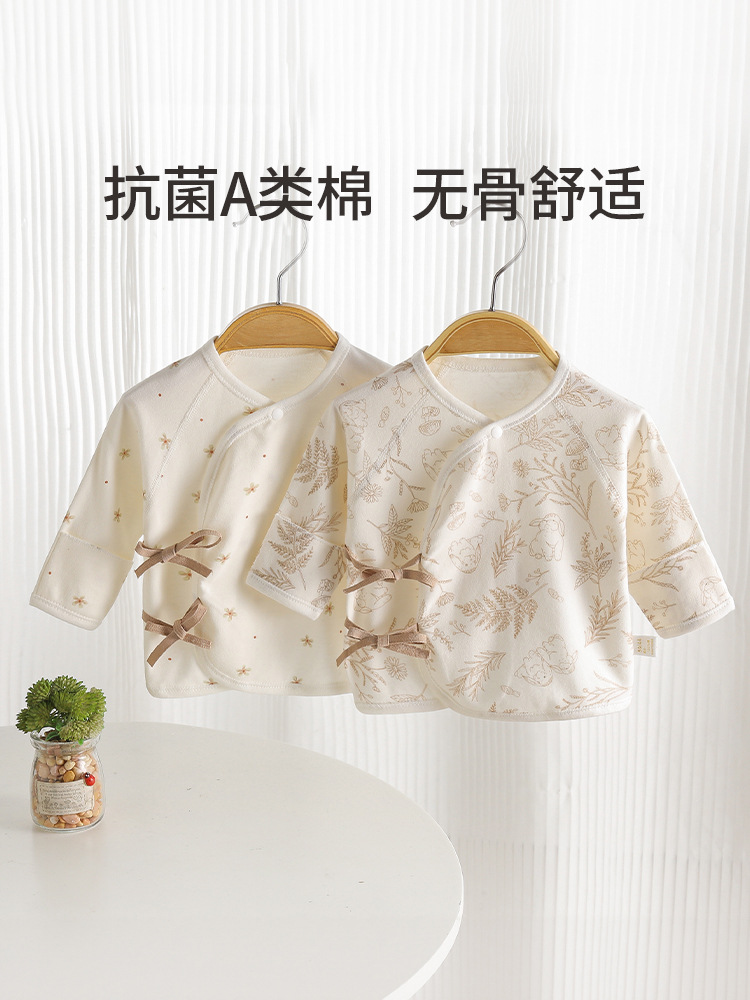 Полукостюм для новорожденных, чистый хлопок, без косточек, 0-3 месяца, весна, осень, лето