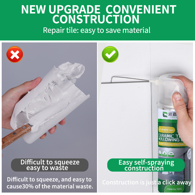 Xinjialian Self-Adhesive Tile Adhesive for Hollow Tiles, Direct Sales from Overseas Manufacturer, Factory Direct Shipment, Hot-Selling Cross-Border Product