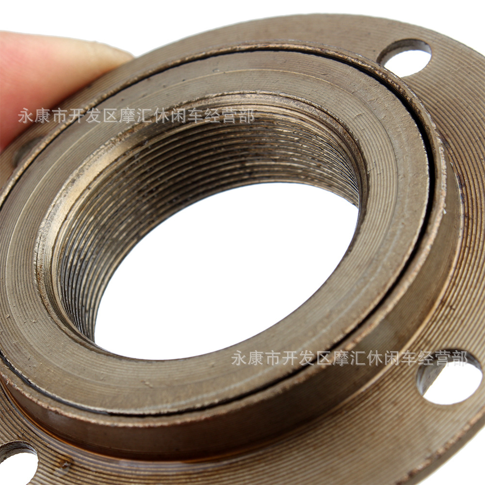 Electric tricycle bicycle modified dolphin 34MM hole tooth plate sprocket four-hole chain plate large flying toothless flywheel