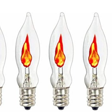 [Professional supply] Buddha table bulb flame bulb transparent decorative lamp