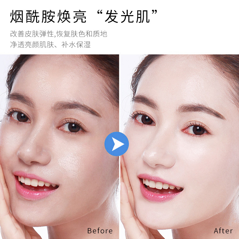 Cross-Border 5% Niacinamide Serum Hyaluronic Acid Fruit Acid Vc Vitamin C Facial Serum Hyaluronic Acid B3 Original Solution