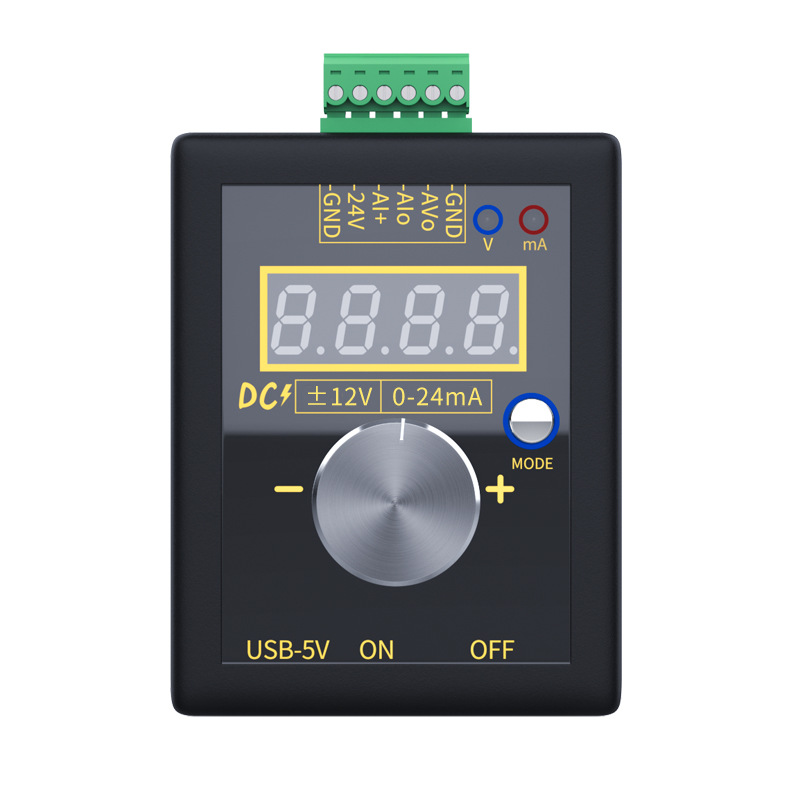 High-Precision Handheld Positive and Negative 0-12V/0-4-24Ma Voltage and Current Signal Generator Analog Source Calibration Instrument