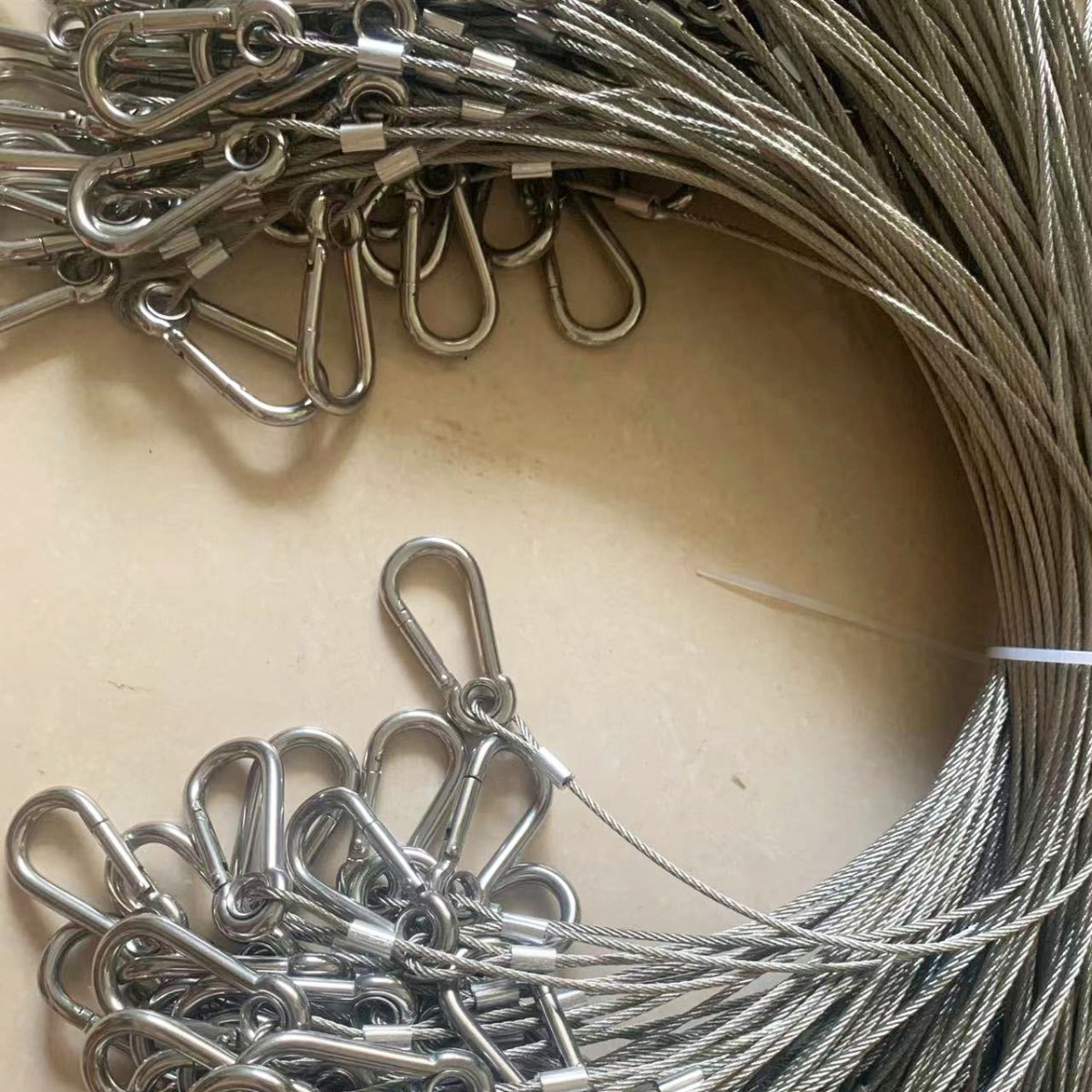 Ready Supply of Stainless Steel Wire Ropes, Galvanized Aluminum Sleeves, Spoons, Aluminum Sleeves, Joint Accessories, Stainless Steel High Strength