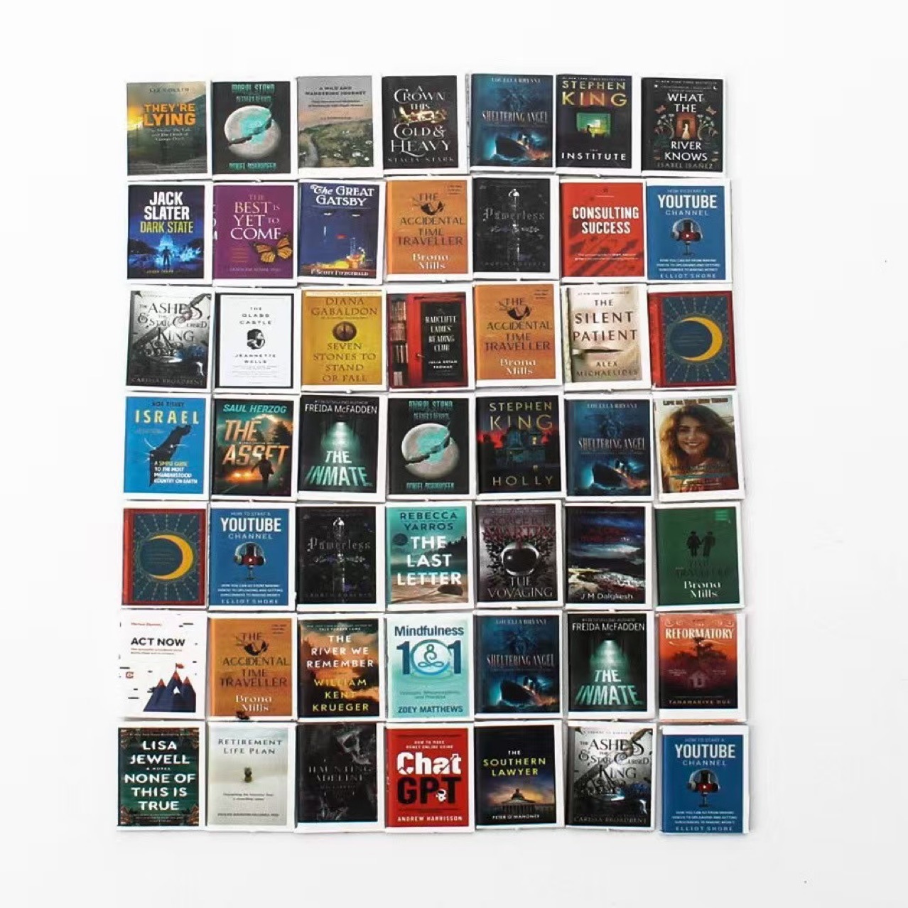 Cross-border in stock DIY simulation mini classic novel model book decoration doll house scene 200 not heavy samples