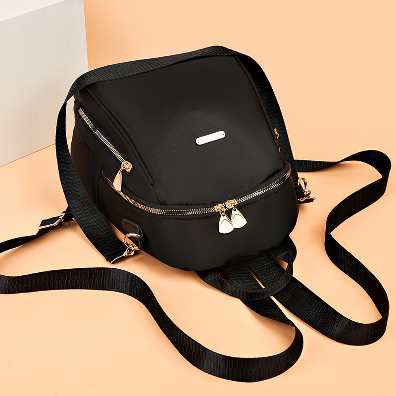 Foreign Trade Fashion Backpack New Style Versatile Women's Cross-Border Korean Version Trendy High-End Oxford Cloth Backpack Bag