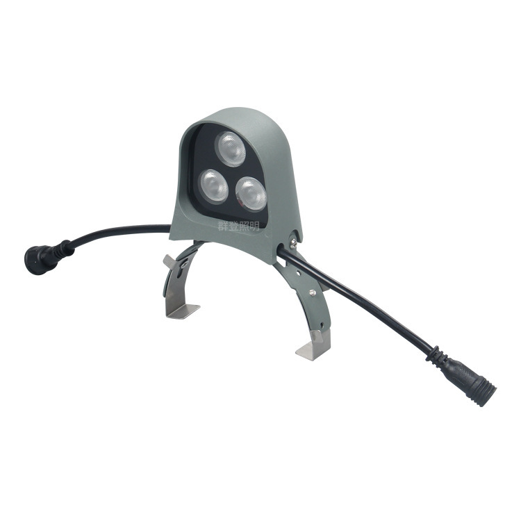 Уличный проект освещения, дождезащитная светодиодная черепичная лампа, павильон, древняя архитектура, тур 3W, маленькая пингвинская волнистая лампа