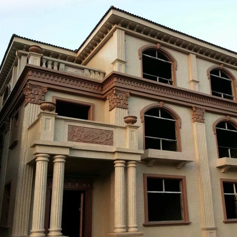 Foam ceramic European-style Roman decorative column villa door Chinese column square column EPS decorative modeling column