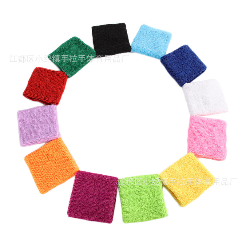 Sports protective gear towel wrist guard elastic wrist guard running basketball sweat absorbent towel wrist guard embroidered LOGO