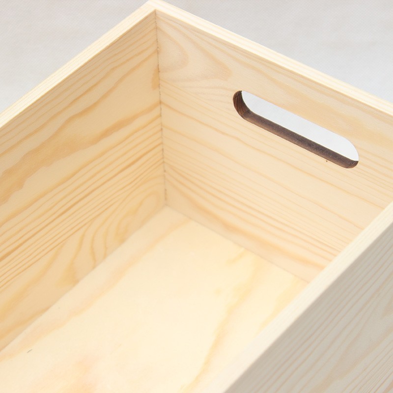 Large Desktop Storage Box with Mortise and Tenon Without Lid, Solid Wood Storage Box, Tool Box, Wooden Storage Box, Japanese Style