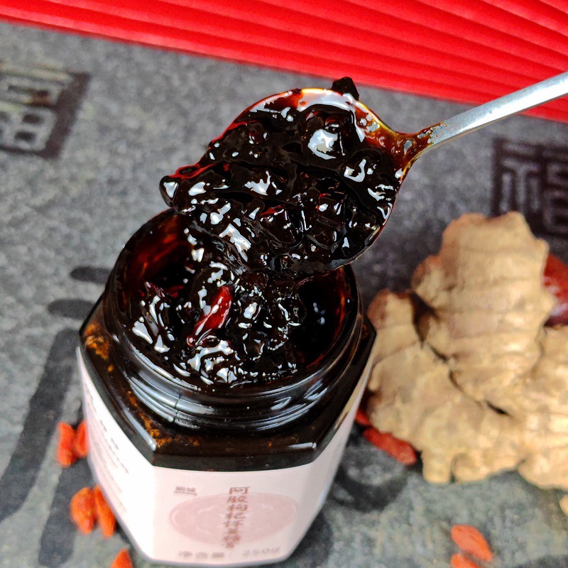 Boai Ginger Red Cream Phase City Ejiao Wolfberry Huai Ginger Sugar Cream Red Sugar Huai Ginger Jujube Cream Wholesale Shake Voice