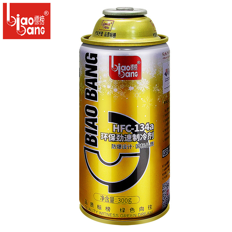 Flaunt R134a Environmental Protection Snow Refrigerant Special Refrigerant for Car Air Conditioning Freon-free Summer Supplies 300g