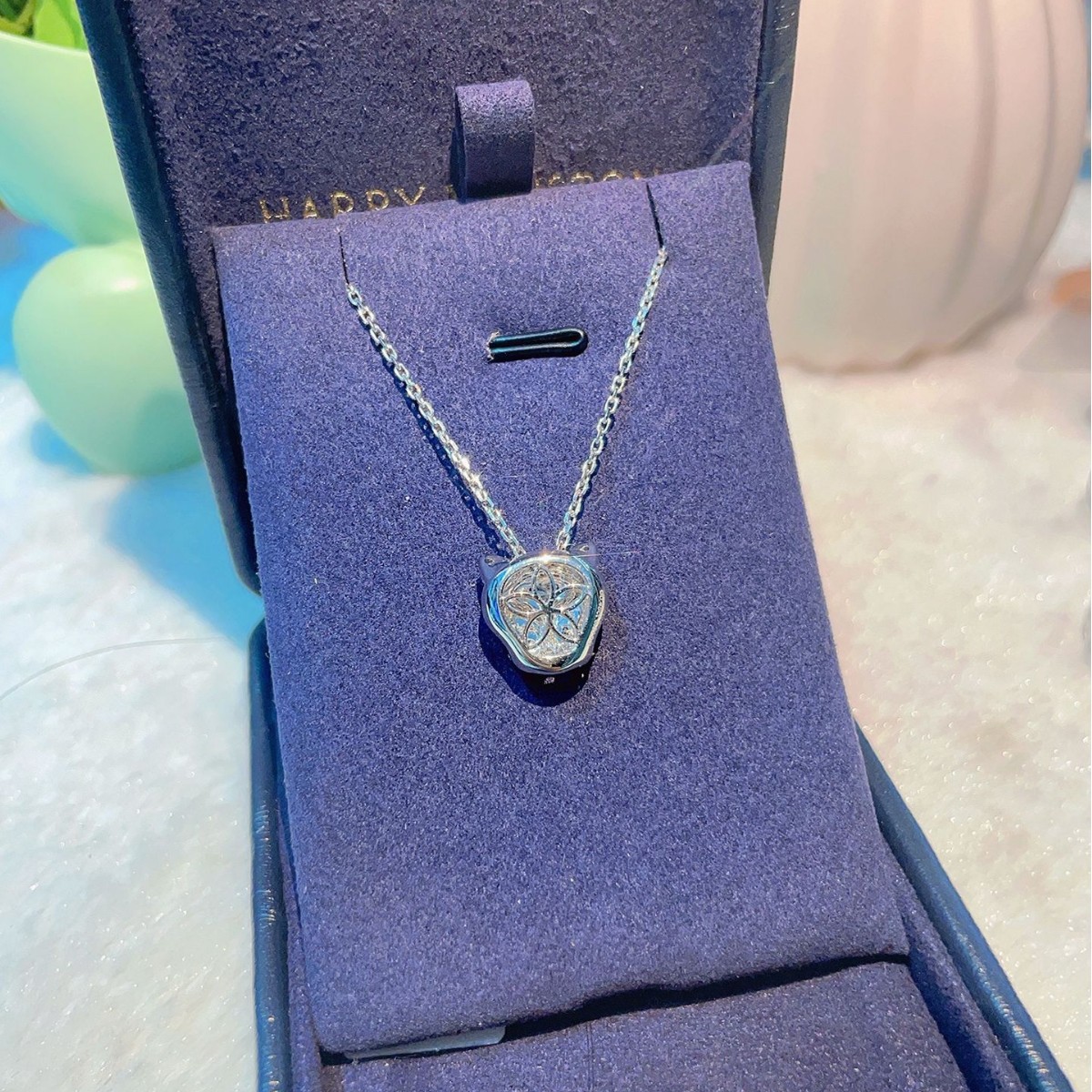 Lab-Grown Diamond Necklace Pt950 Platinum Leopard Pendant Can Be Customized in 18K White Gold Style Shenzhen Jewelry Factory