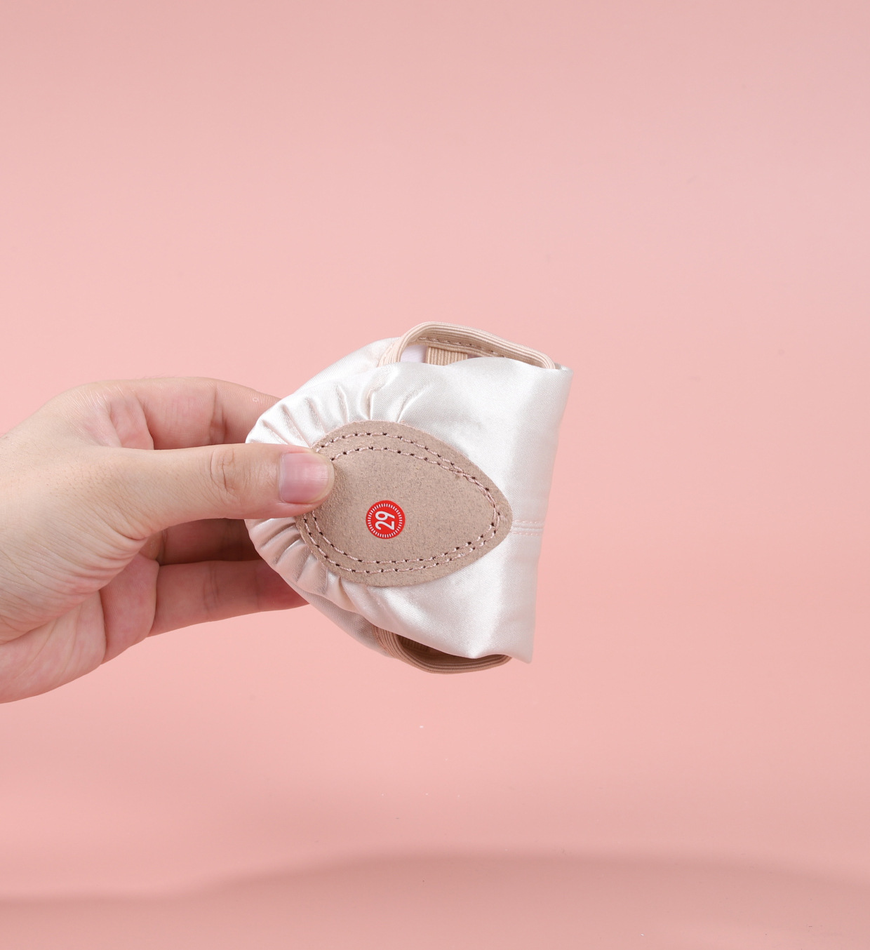 Champagne Satin Embroidered Stage Performance Shoes Adult Soft-Soled Ballet Dance Shoes Cat Claw Yoga Shoes Soft-Soled Non-Slip