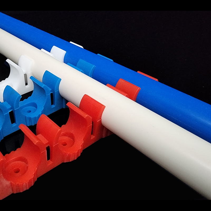 OTH brand PE line pipe row card gas nail gun nail universal conjoined U-shaped card multi-position water pipe joint row card low pipe code