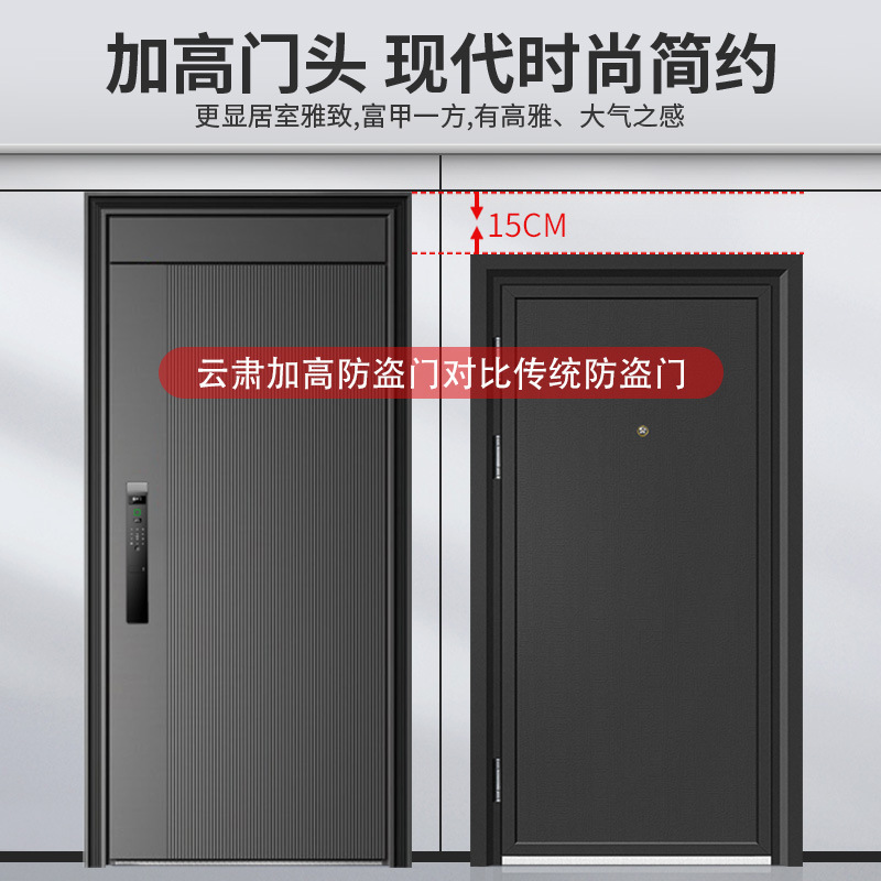 Special Wholesale Grade a Anti-Theft Doors for Home Use, Entrance Doors, Security Doors with Concealed Hinges, Inward-Opening Double Doors for Exterior and Interior Use