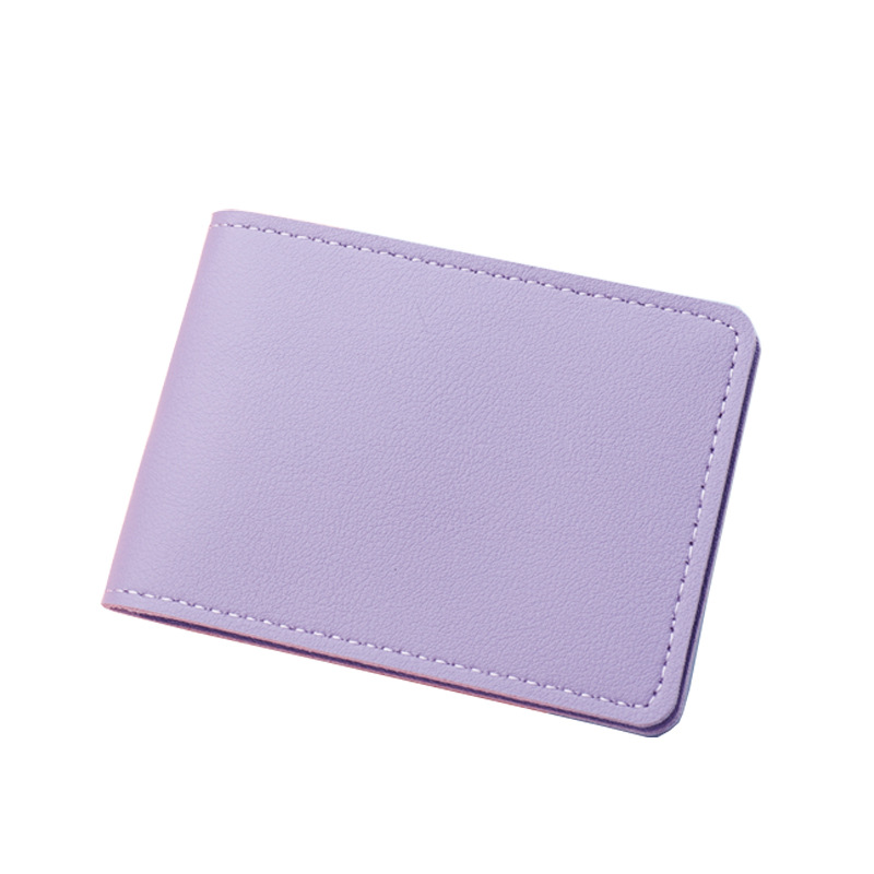 2 card holder ultra-thin color motor vehicle driver's license without logo and LOGO mini card holder cross-border e-commerce gifts