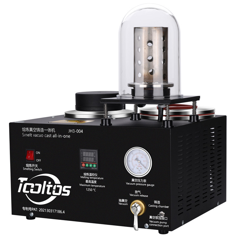 Multi-functional one-piece casting machine smelting furnace vacuum gold and silver copper forging machine precious metal jewelry wire suction graphite