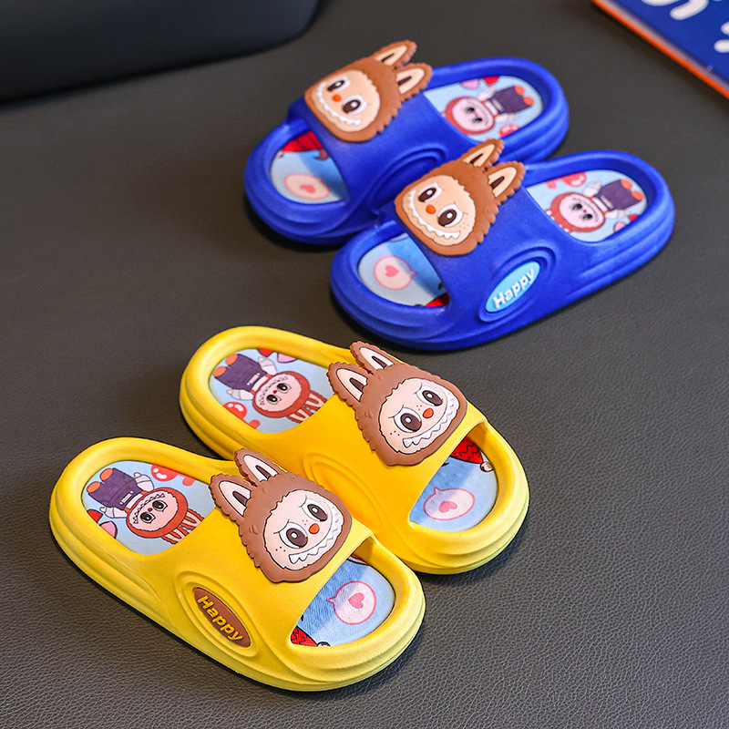Labu children's slippers summer cartoon non-slip children's home indoor bathroom overseas explosions