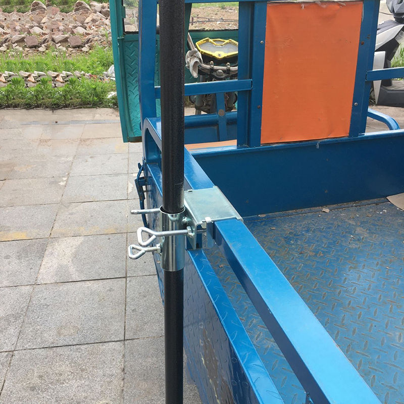 New Large Umbrella for Outdoor Stalls, Tricycle, Food Truck, Fixed Frame Sunshade Umbrella Base