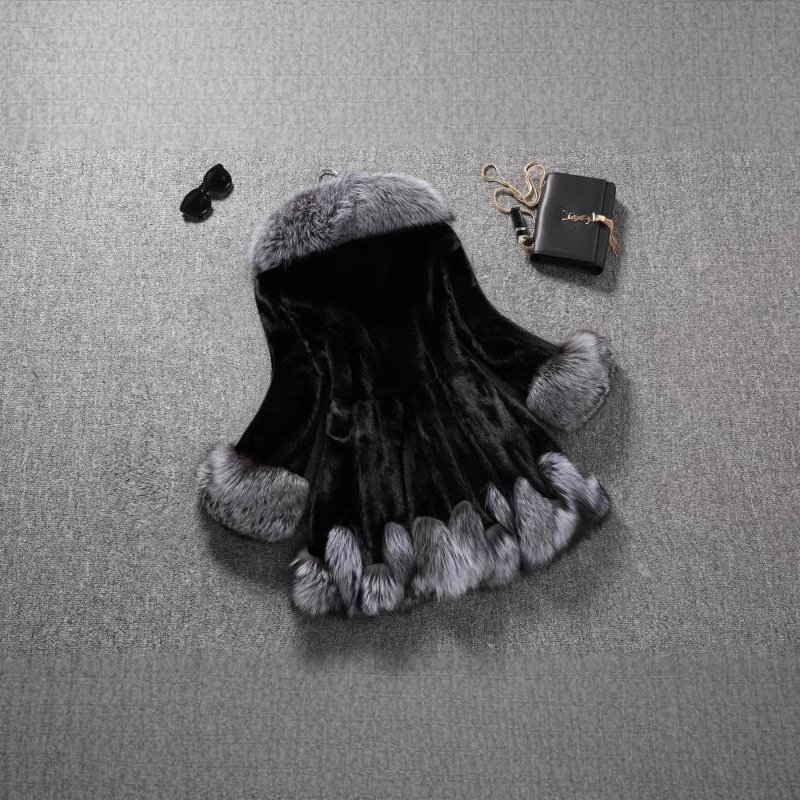 New Imitation Fur Artificial Fur Women's White Rabbit Fur Mink Winter Hooded Outwear Jacket Aliexpress