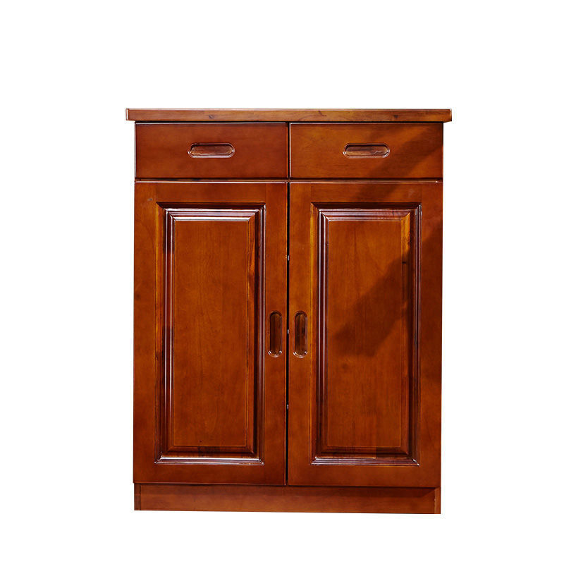 Luxurious Xuxi Camphor Wood Entryway Foyer Storage Cabinet, Modern Chinese-Style Simple Multifunctional Shoe Cabinet with Multiple Storage Options