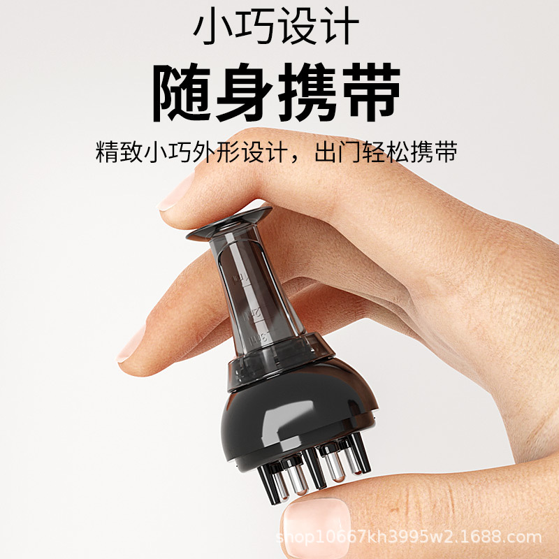 Mino scalp applicator head ball massage essence introduced into comb dil hair growth liquid hair growth liquid applicator