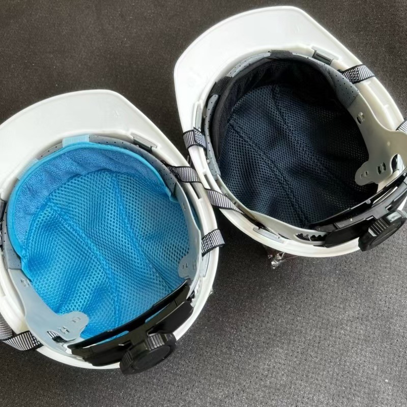 Security Helmet Lining for All Seasons, Ventilated, Breathable, Sweat-Absorbent Pads, Removable and Washable Construction Site Helmet Pads, Take-Out Helmet Lining