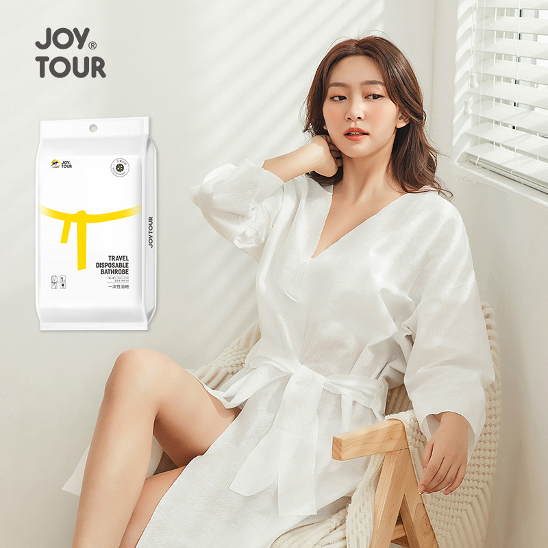 Business Trip Disposable Hotel Bathrobe Portable Long Thickened Japanese Pajamas Hotel Disposable Bathrobe Wholesale