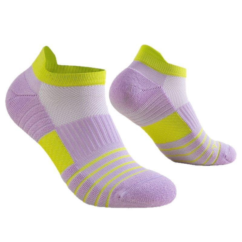 Factory Customized Running Non-Slip Breathable Mesh Cushioning Thickened Reinforced Men's and Women's Fitness Towel Bottom Sports Socks