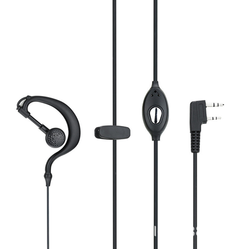 Walkie-Talkie headset ear-mounted headset headset headset noise-reducing air duct walkie-talkie headset