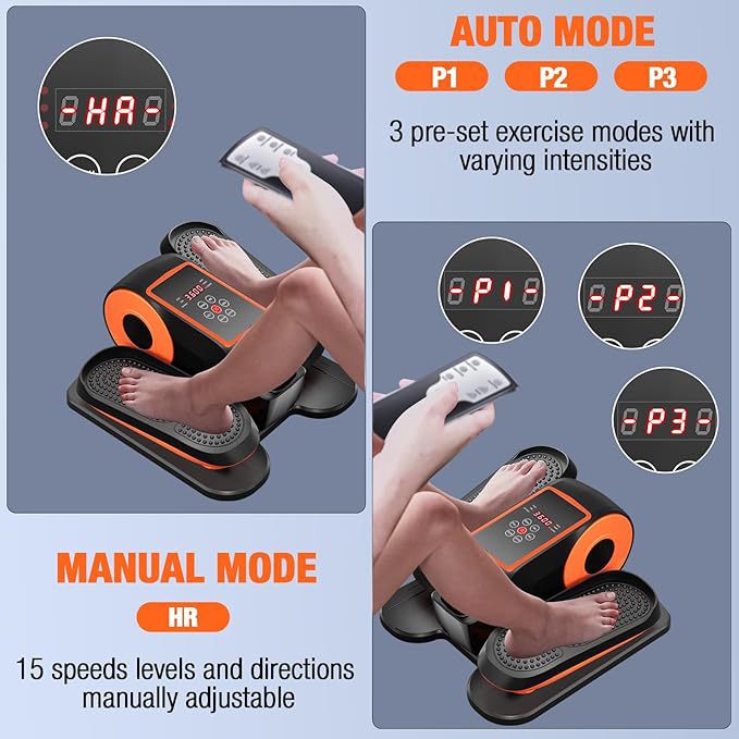 Silent Smart Knee Electric Elliptical Machine Leg Training Home Upper and Lower Limb Auxiliary Sports Fitness Equipment