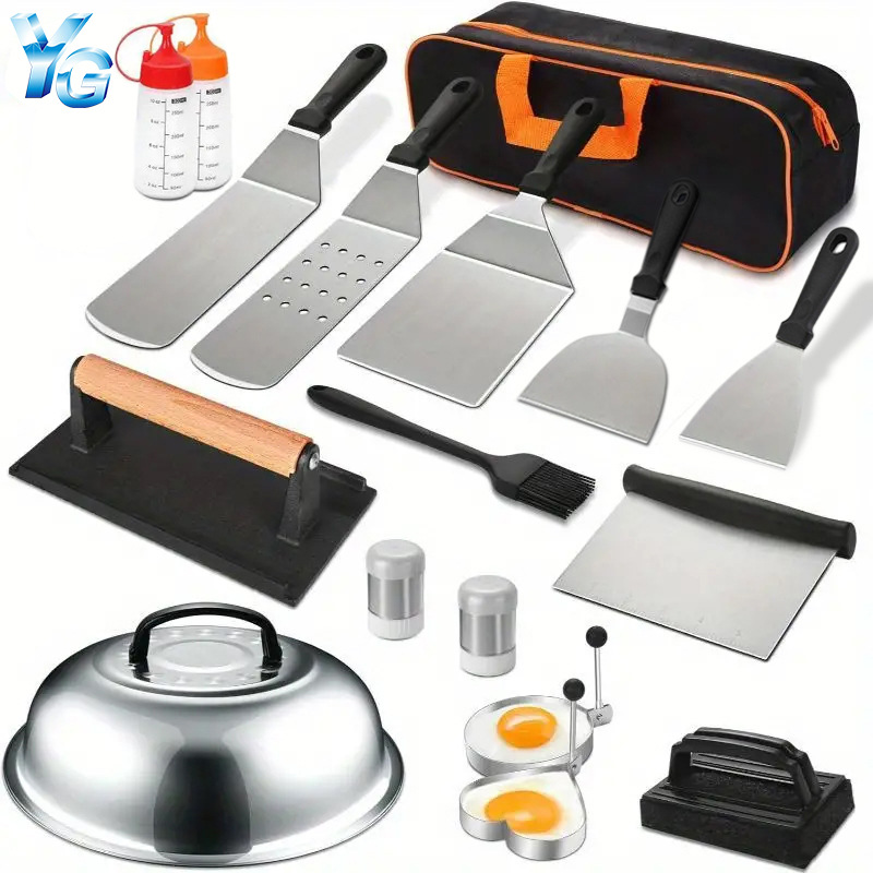Набор барбекю из нержавеющей стали, совок для готовки, инструменты для выпечки, для кемпинга
