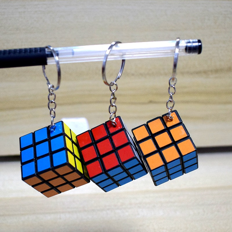 Mini 3CM third-order Rubik's Cube children's creative small Rubik's cube toy elementary school students reward gifts push gifts cross-border