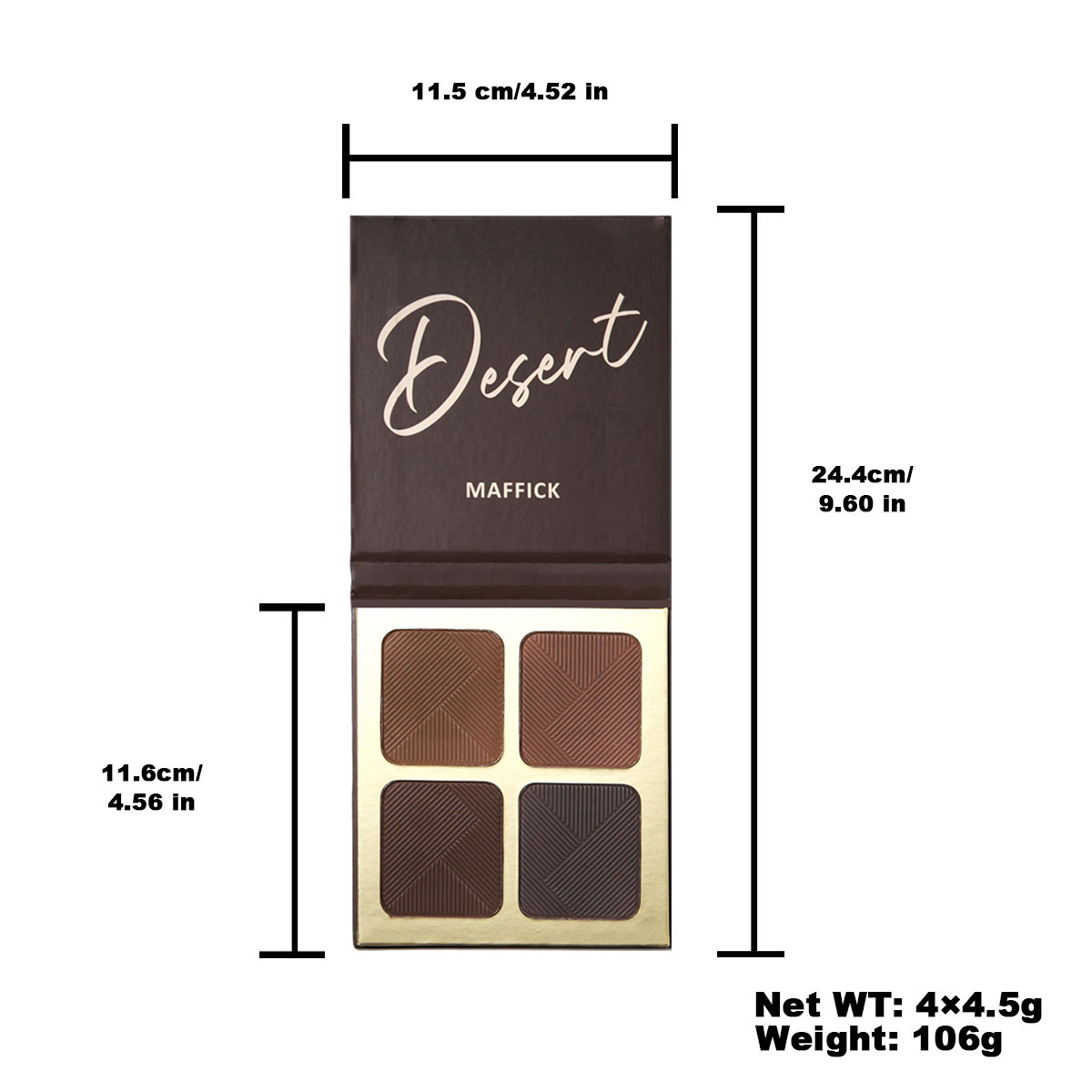 Cross-Border Desert High-Gloss Contouring Palette Nose Shadow Three-Dimensional Brightening Skin Tone All-In-One Eye Shadow Palette Wholesale Repair Long-Lasting Makeup Shaping