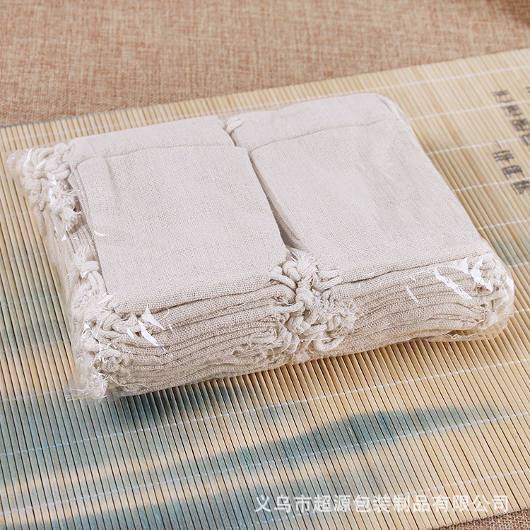 Cotton linen bag small Cup bag jewelry bag storage bag drawstring handmade brocade bag play bag plate bead bag