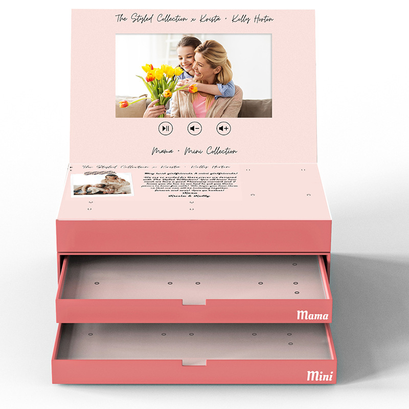 7inch Hd Digital Video Box Video Gift Box Lcd Video Player Mp4 Video Greeting Card