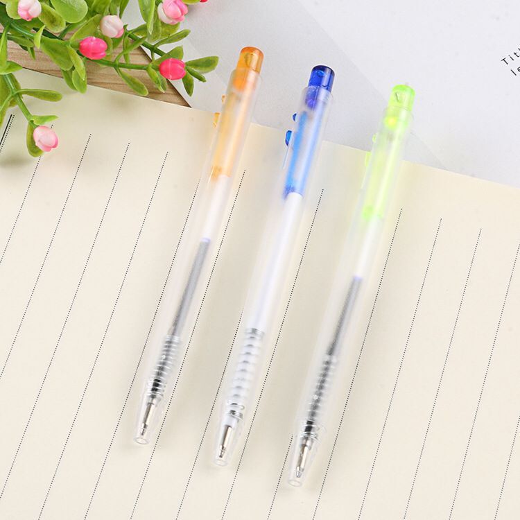 Mini ball point pen bean sprouts note this accessories pen hotel students simple pen press ball point pen 10.5cm