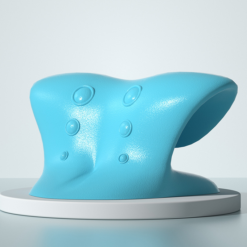 Type C cervical vertebra massage pillow physiological curvature gravity acupressure pillow sleep orthosis home cervical vertebra orthosis pillow massage